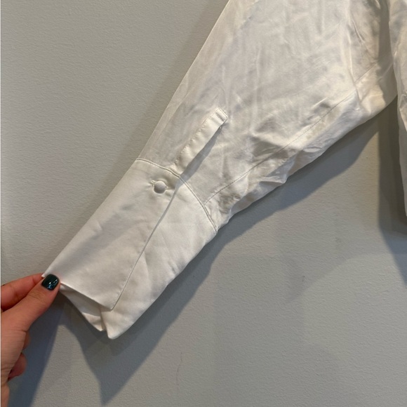 Anthropologie Maeve Silky Collared Popover Blouse - Picture 7 of 8